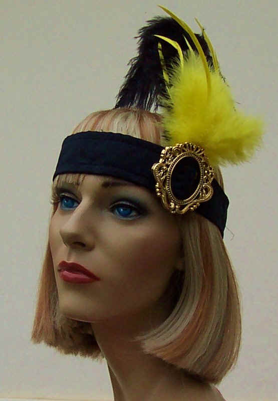 Headband for Flapper -  Size 10, Black