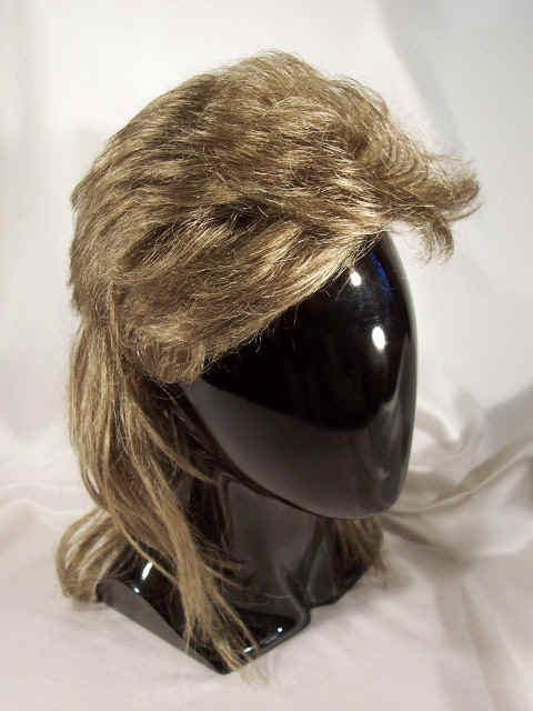 Mullet Wig - Brown