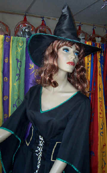 Witch with corset belt